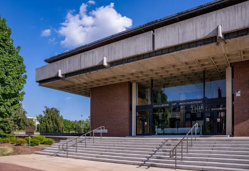 College of Education Photograph of College of Education North Entrance